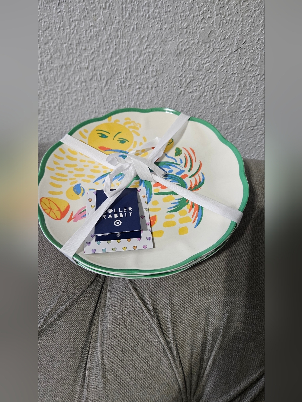 Roller Rabbit x Target Set of 4 Melamine 9" Salad Plates